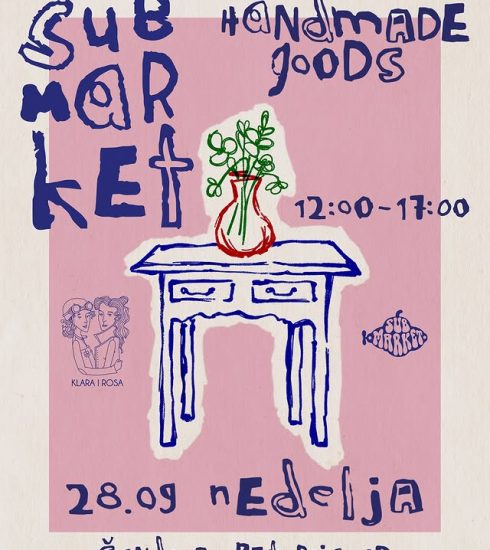 Vizual za najavu predstojećeg bazara rukotvorina u Klara i Rosa