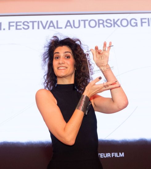 Fotografija Jovana Filipović na dodeli nagrade "Marko Glušac"