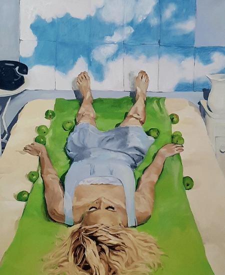 Jedna slika koja će biti izložena na izložbi Zimske priče